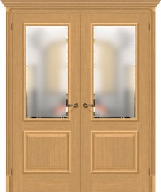 Дверь Классико-13 двойная ДО Real Oak