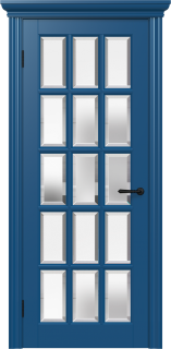Межкомнатная дверь из массива ольхи Граф "BN" 7.0 ДО ФМ RAL 5019