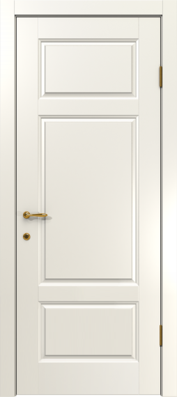 Межкомнатная дверь из массива сосны Граф "Bon" 4 ДГ RAL 9010