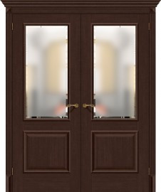 Дверь Классико-13 двойная ДО Thermo Oak