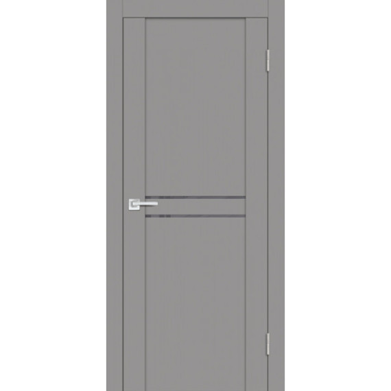 Дверь PST-4 серый лакобель серый бархат