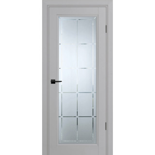 Дверь PSU-35 Сатинат, гравированное Агат