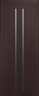 Дверь ДО 49U Стекло: Графит Цвет: Темно-коричневый