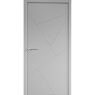 Межкомнатная дверь Геометрия-2 СерыйВ цвет полотна Эмаль ПГ