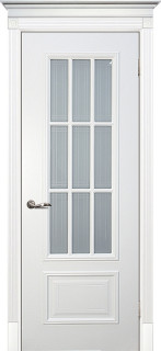 Межкомнатная дверь эмаль белая ( Ral 9003 ) Смальта 08 ДО