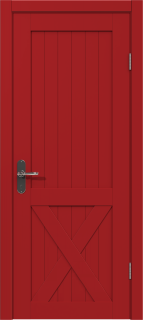 Межкомнатная дверь из массива сосны Граф "Loft" 1.0 ДГ RAL 3000