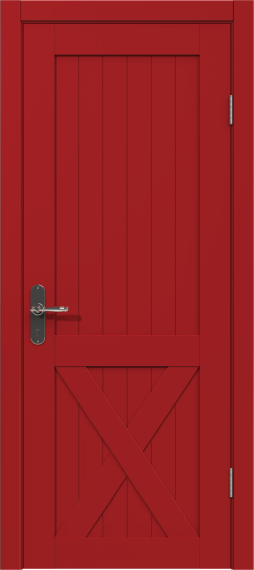 Межкомнатная дверь из массива сосны Граф "Loft" 1.0 ДГ RAL 3000