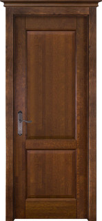 Межкомнатная дверь из массива ольхи Граф "EVR" ДГ Ант. орех