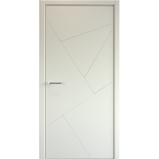 Межкомнатная дверь Геометрия-2 ЛаттеВ цвет полотна Эмаль ПГ