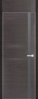 Дверь ДО 6D Стекло: Серебренный лак Цвет: Грей браш
