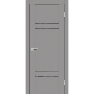 Дверь PST-5 серый лакобель серый бархат