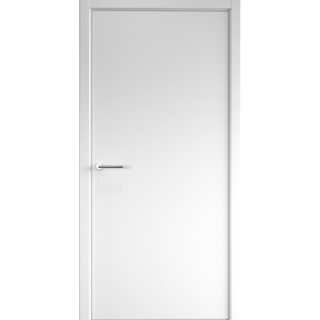 Межкомнатная дверь Геометрия-1 БелыйВ цвет полотна Эмаль ПГ