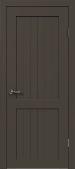 Межкомнатная дверь из массива сосны Граф "Loft" 5.0 ДГ RAL 7022