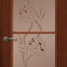 Дверь Виктория №01 ДО красное дерево