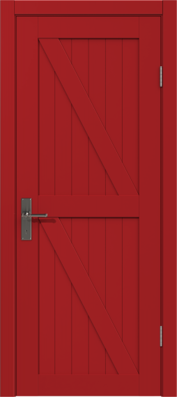 Межкомнатная дверь из массива сосны Граф "Loft" 3.0 ДГ RAL 3000