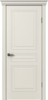 Межкомнатная дверь из массива сосны Граф "Dar" 3.0 ДГ RAL 9010