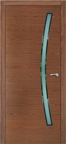 Дверь ДО Порто с остеклением Тангентальный орех