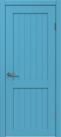 Межкомнатная дверь из массива сосны Граф "Loft" 5.0 ДГ RAL 5012
