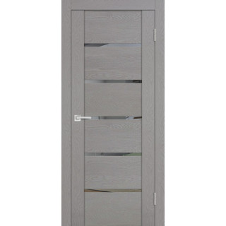 Дверь PST-7 Зеркало тонированное серый ясень