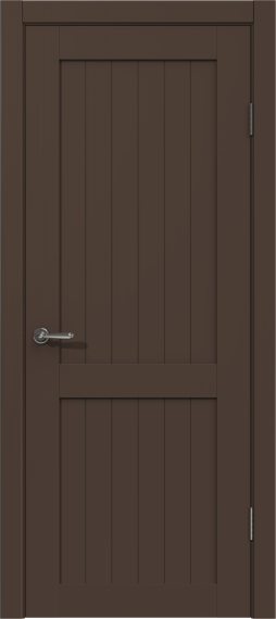 Межкомнатная дверь из массива сосны Граф "Loft" 5.0 ДГ RAL 8028