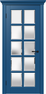 Межкомнатная дверь из массива ольхи Граф "BN" 6.0 ДО ФМ RAL 5019