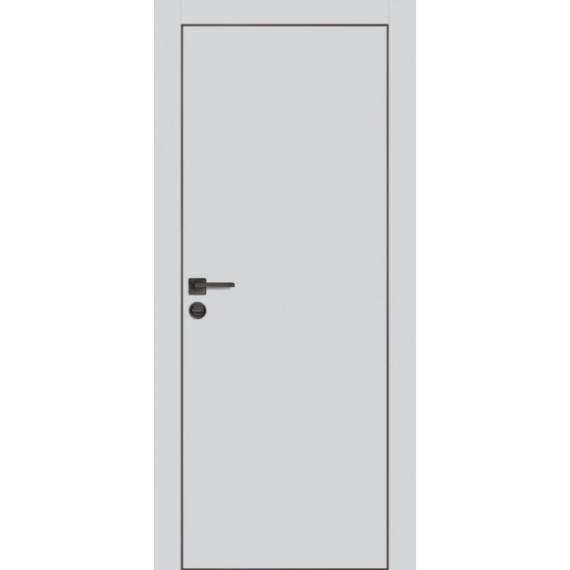 Дверь PX-1 черная кромка с 4-х ст.  Агат