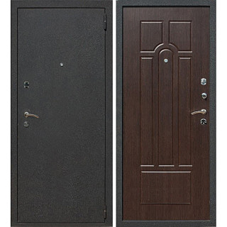 Дверь входная металлическая (железная) Граф Легион шёлк чёрный - венге