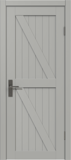 Межкомнатная дверь из массива сосны Граф "Loft" 3.0 ДГ RAL 7044