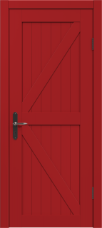 Межкомнатная дверь из массива сосны Граф "Loft" 4.0 ДГ RAL 3000