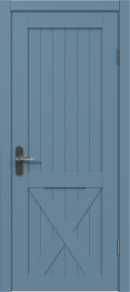 Межкомнатная дверь из массива сосны Граф "Loft" 1.0 ДГ RAL 5024