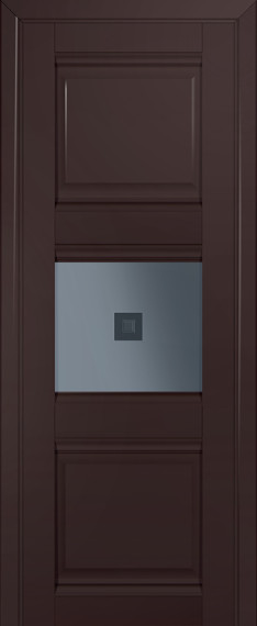 Дверь ДО 5U Стекло: Узор графит 2 Цвет: Темно-коричневый