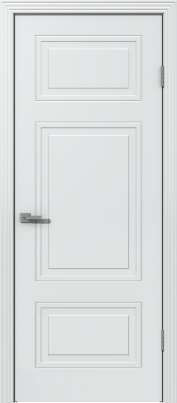 Межкомнатная дверь из массива сосны Граф "Dar" 4.0 ДГ RAL 9003