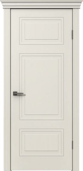 Межкомнатная дверь из массива сосны Граф "Dar" 4.0 ДГ RAL 9010