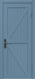 Межкомнатная дверь из массива сосны Граф "Loft" 4.0 ДГ RAL 5024