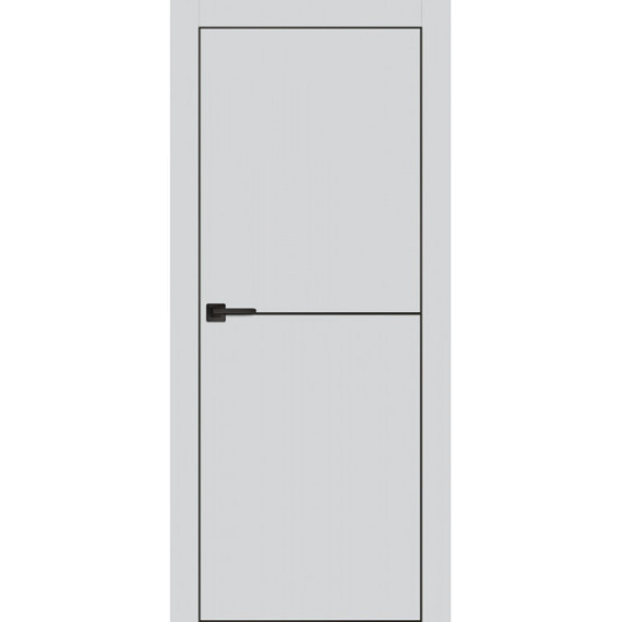 Дверь PX-19 черная кромка с 4-х ст.  Агат