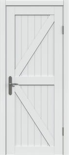 Межкомнатная дверь из массива сосны Граф "Loft" 4.0 ДГ RAL 9003