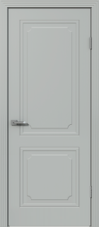 Межкомнатная дверь из массива сосны Граф "Dar" 5.0 ДГ RAL 7040