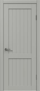 Межкомнатная дверь из массива сосны Граф "Loft" 5.0 ДГ RAL 7044
