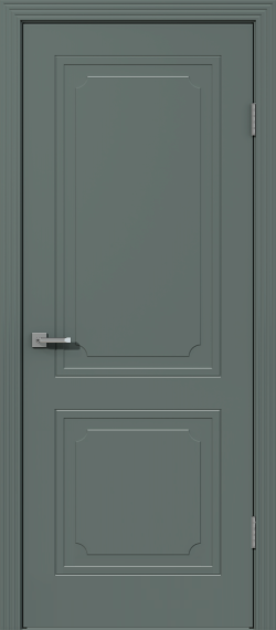Межкомнатная дверь из массива сосны Граф "Dar" 5.0 ДГ RAL 7031