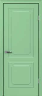 Межкомнатная дверь из массива сосны Граф "Dar" 5.0 ДГ RAL 6019