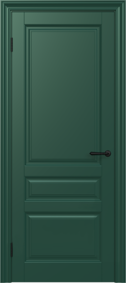 Межкомнатная дверь из массива ольхи Граф "BN" 2.0 ДГ RAL 6005