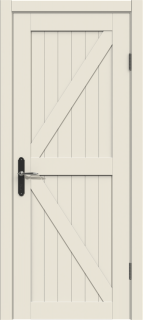 Межкомнатная дверь из массива сосны Граф "Loft" 4.0 ДГ RAL 9010