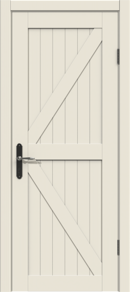 Межкомнатная дверь из массива сосны Граф "Loft" 4.0 ДГ RAL 9010