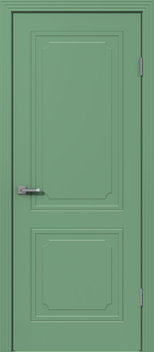 Межкомнатная дверь из массива сосны Граф "Dar" 5.0 ДГ RAL 6011