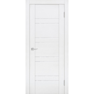 Дверь PST-1 белоснежный лакобель белый бархат