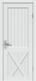 Межкомнатная дверь из массива сосны Граф "Loft" 1.0 ДГ RAL 9003