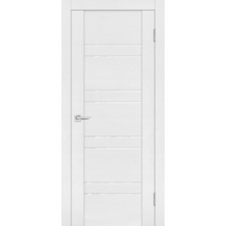 Дверь PST-1 белоснежный лакобель белый ясень