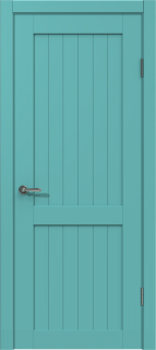 Межкомнатная дверь из массива сосны Граф "Loft" 5.0 ДГ RAL 6027
