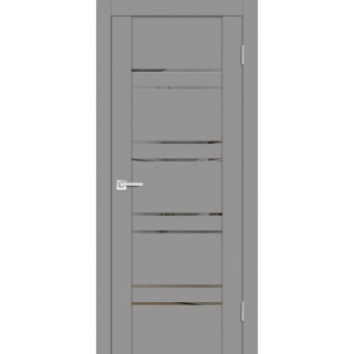 Дверь PST-1 Зеркало тонированное серый бархат