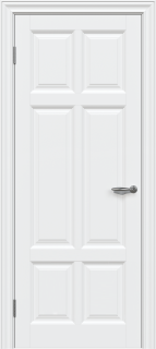 Межкомнатная дверь из массива ольхи Граф "BN" 5.0 ДГ RAL 9003